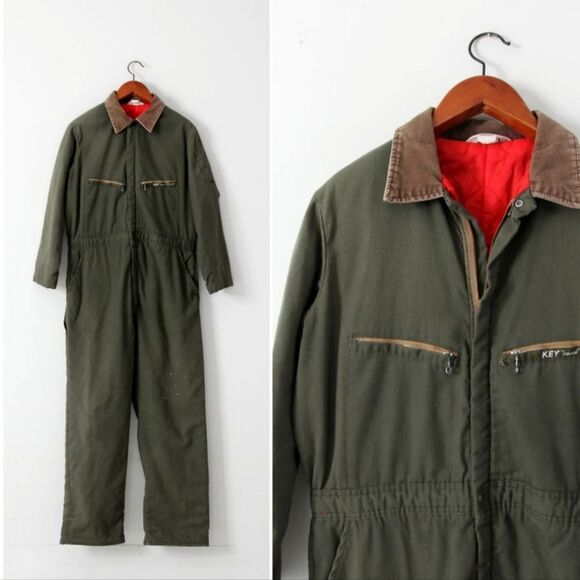 Key Imperial. Vintage. Coveralls. Insulated. Size Large. EUC - Picture 1 of 13